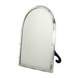 Large Art Deco Silvered Bronze Vanity Mirror