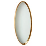 Gold Gilt Oval Mirror