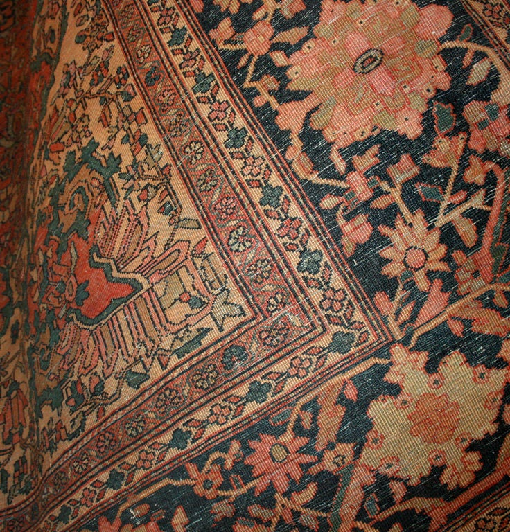 20th Century Antique Farahan Sarouk Carpet - Rug For Sale