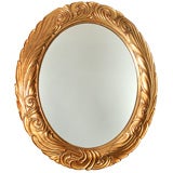 Newcomb-Macklin Oval Gold Gilt Mirror