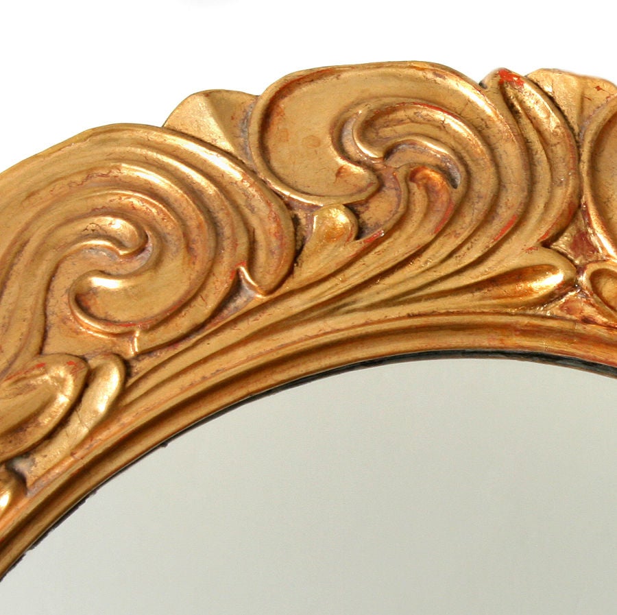 Newcomb-Macklin Oval Gold Gilt Mirror