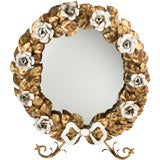 Gold Gilt Hollywood Regency Vanity Mirror