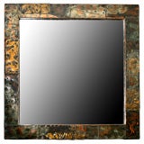Paul Evans Patchwork Square Mirror