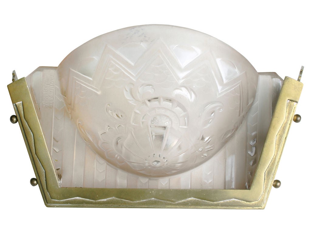 Art Deco Muller Freres Luneville Sconces