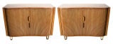 Pair of Edward Wormley for Dunbar Chests with Tambour Doors