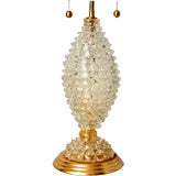 Rare Rostrato Italian Glass Lamp Rare Rostrato Italian Glass Lamp