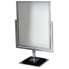 Art Deco Chrome and Vitrilite Vanity Mirror