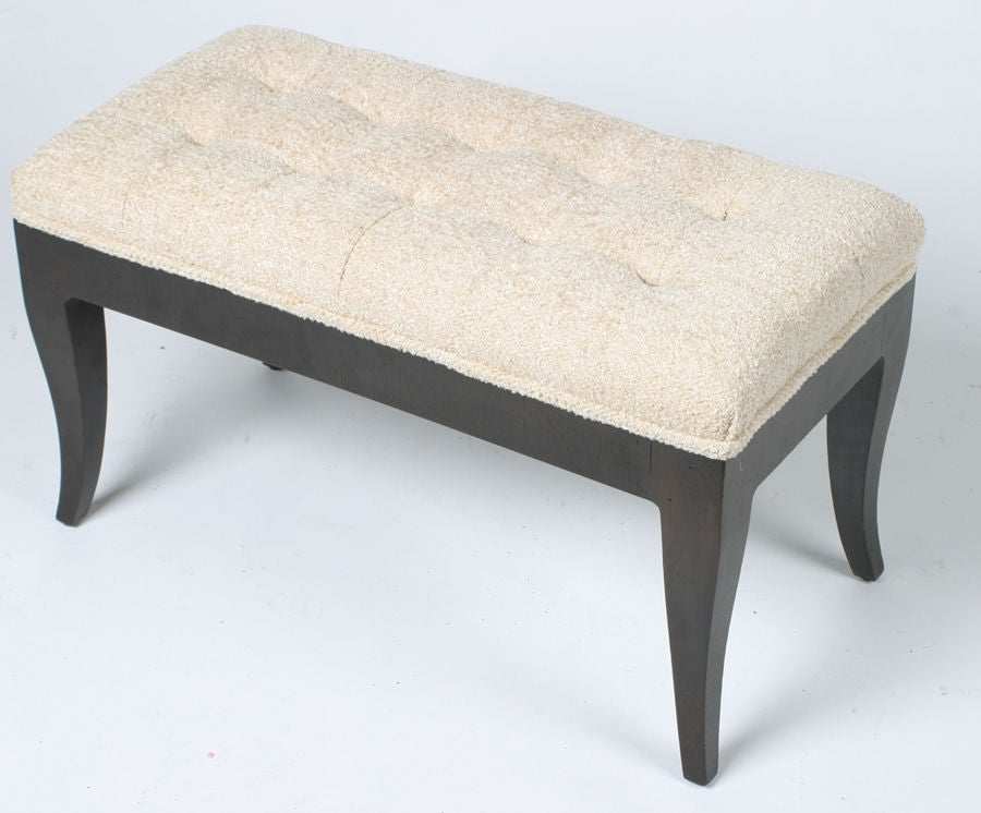 1940's tufted Bench