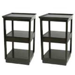 Pair of Edward Wormley End Tables with Drawer 6