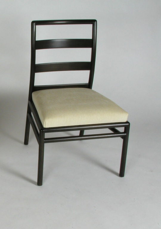American Set of Four T.H. Robsjohn-Gibbings for Widdicomb Dining Side Chairs