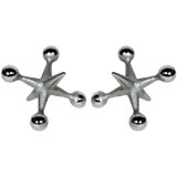 Pair of Chrome Jack Bookend from the 1950
s