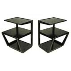 Pair of Edward Wormley Three-Tiered Tables from the Precedent Collection 8
