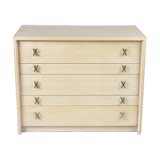 Paul Frankl Bleached mahogany chest of drawers
