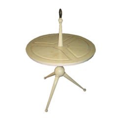 Italian Tripod Table in the Style of Gio Ponti