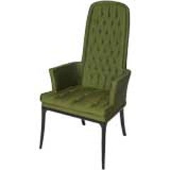 Elegant Erwin Lambeth Tall Back Armchair 7