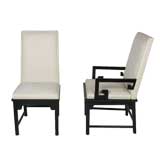 Set of 8 High Back Dining chairs (2 arm chairs and 6 side)