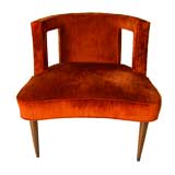 Paul McCobb attributed slipper chair