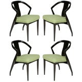 Retro Set of 4 Rom Weber dining chairs