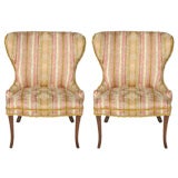 Vintage Pair of 1940
s chairs with splayed legs