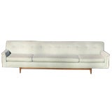 Midcentury sofa with cantilever design