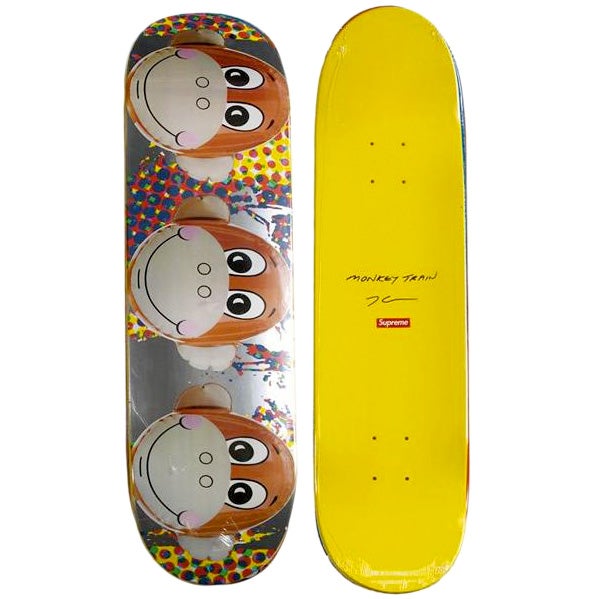 Jeff Koons Monkey Train Skateboard Deck at 1stDibs | jeff koons skateboard, jeff  koons skateboard monkey train, jeff koons skateboards