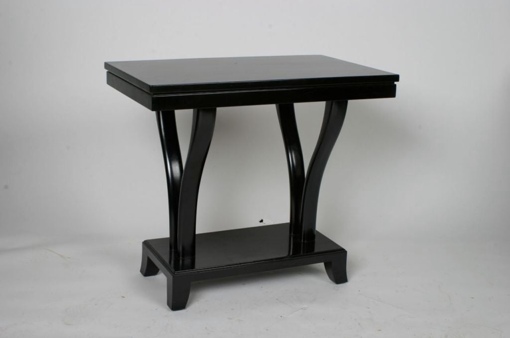 Pair of Custom 1940s lacquered end tables