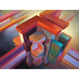 Bill Kohn Painting "Venus of Mylar", circa 1976 , Acrylic on Canvas 8