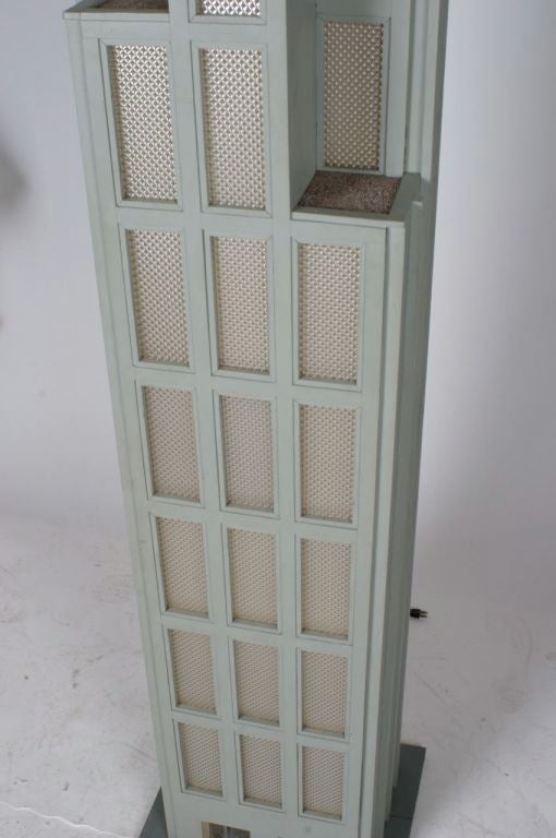 Vintage Folk Art  Sears tower model