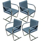 Set of 4 Mies Van Der Rohe Brno Knoll chairs