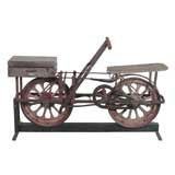 Antique IRON AND WOOD VELOCIPEDE