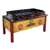 FUTBOL TABLE WITH COCA-COLA ADVERTISING