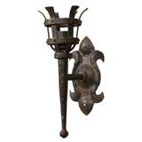 WROUGHT IRON WALL SCONCE