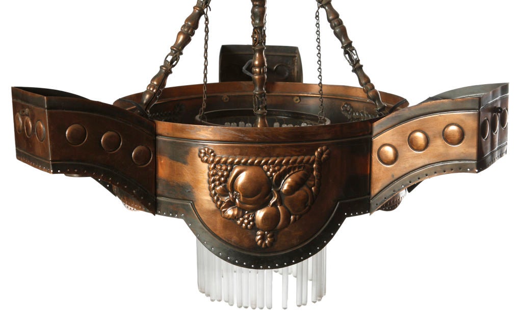 ART NOUVEAU LIGHT FIXTURE 2