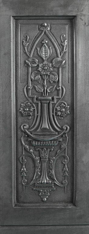 Polished Cast Iron Fireplace Surround