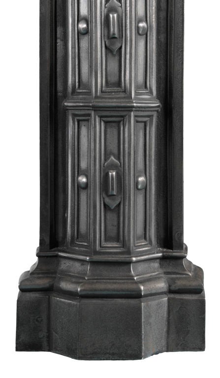 Irish Polished Cast Iron Fireplace Surround