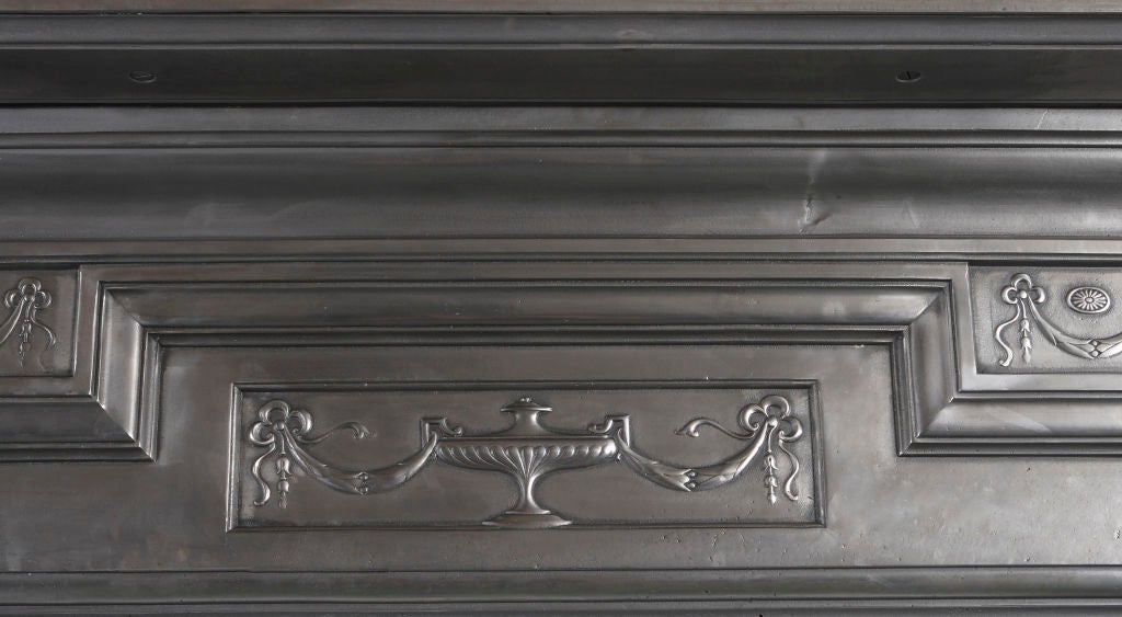 English cast iron fireplace surround. Three with this design are available.<br />
<br />
Opening Dimensions:  38