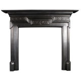 Vintage Cast Iron Fireplace Surround