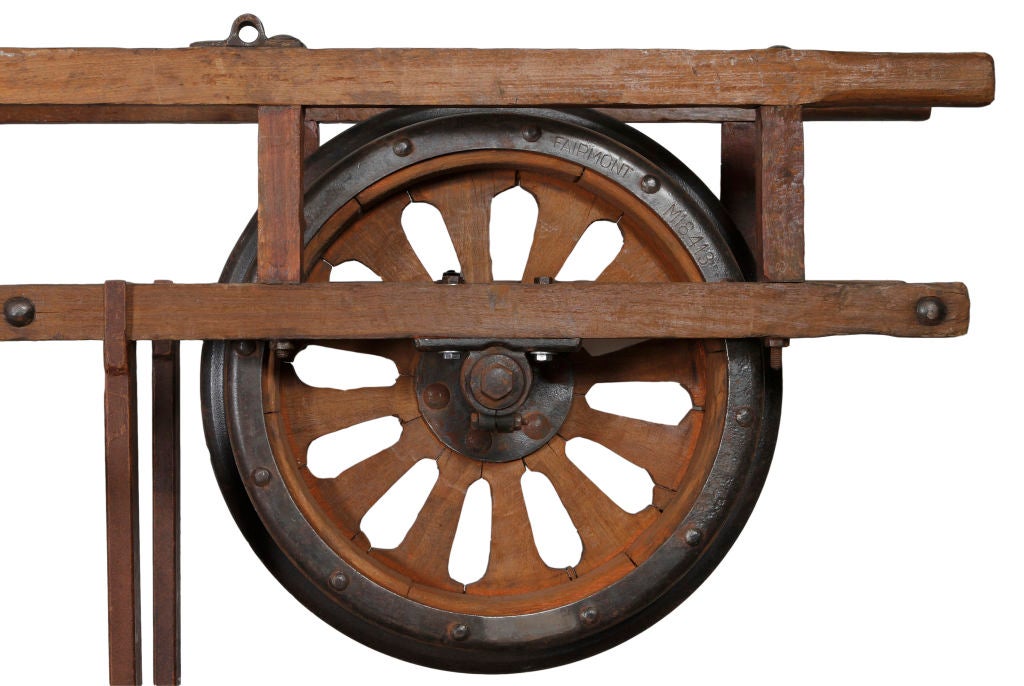 19th Century IRON AND WOOD VELOCIPEDE