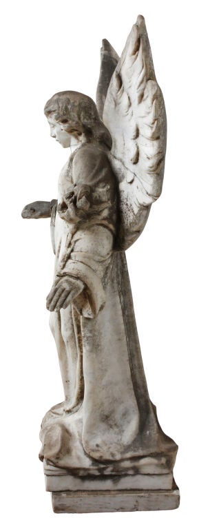 Carved Marble Angel