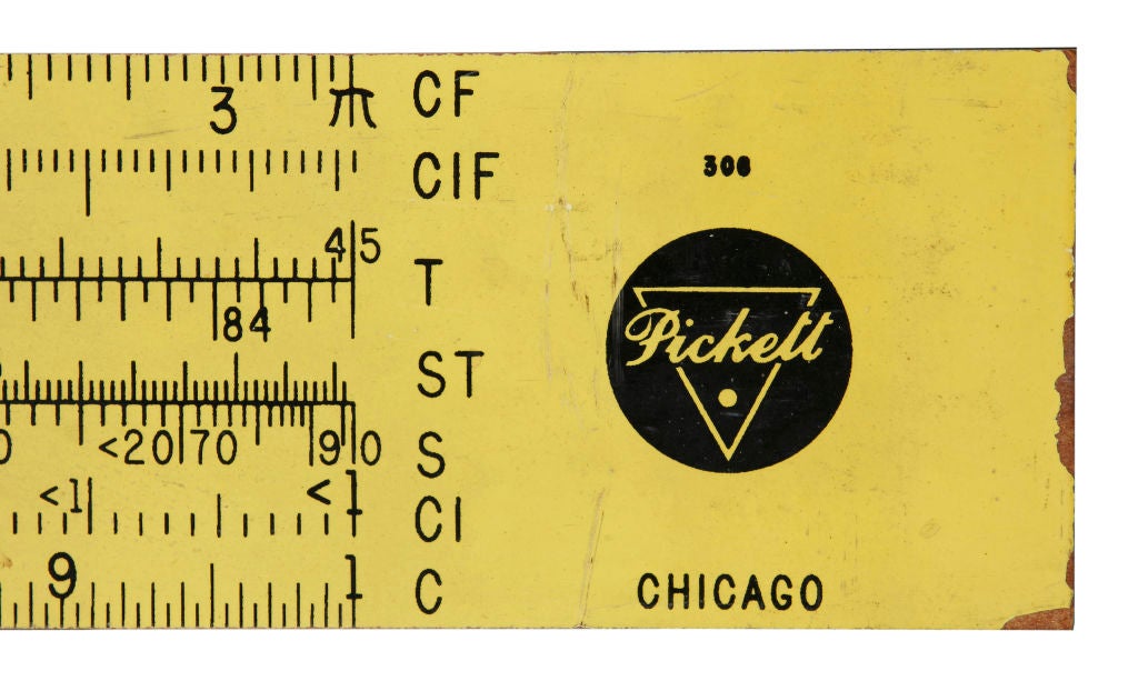 EXTRA LARGE SLIDE RULE at 1stDibs