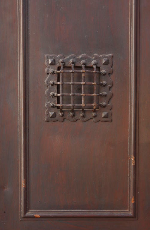 Argentine Pair Of Wrought Iron Doors