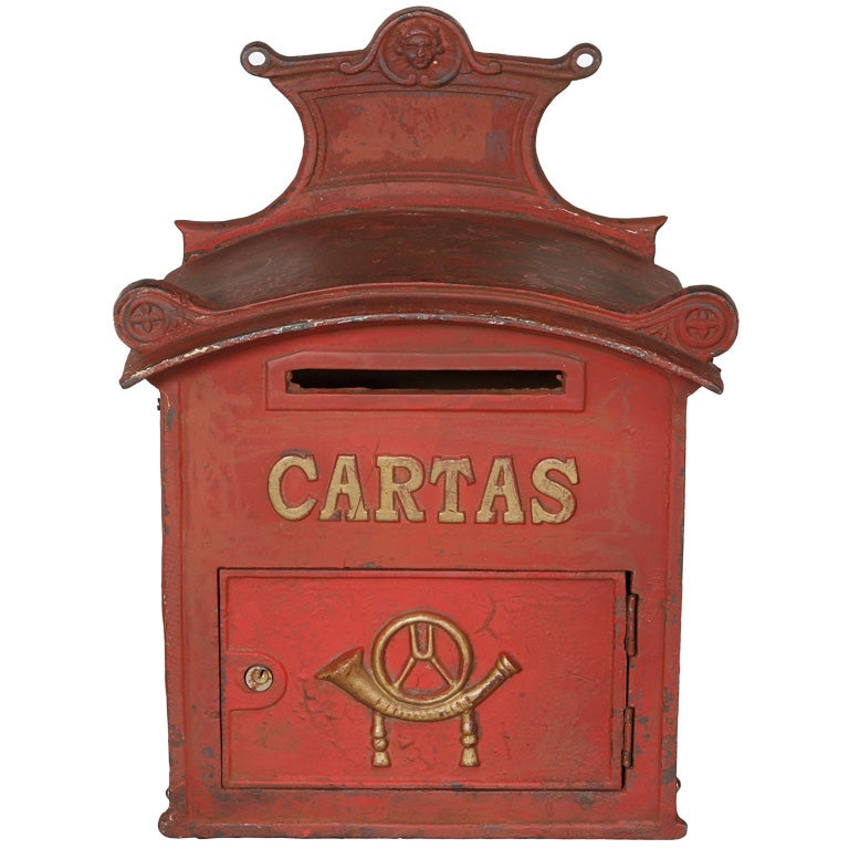 CAST IRON MAILBOX