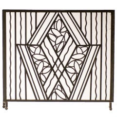 Fer Forge Fireplace Screen