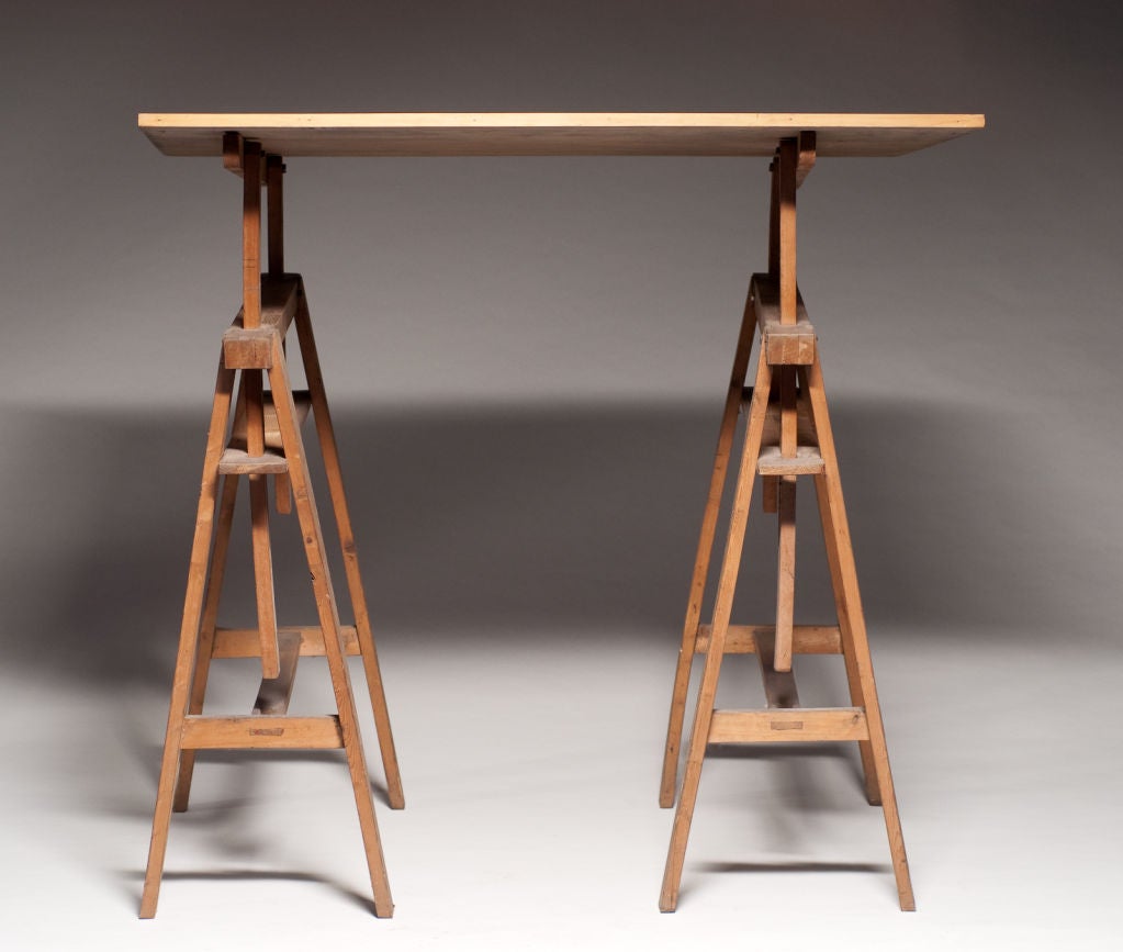 Wood Adjustable Architect's Table