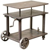 INDUSTRIAL TWO-TIER IRON CART