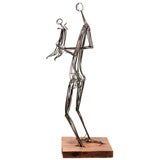 Unique Wrought Iron Sculpture by Robert Kuntz