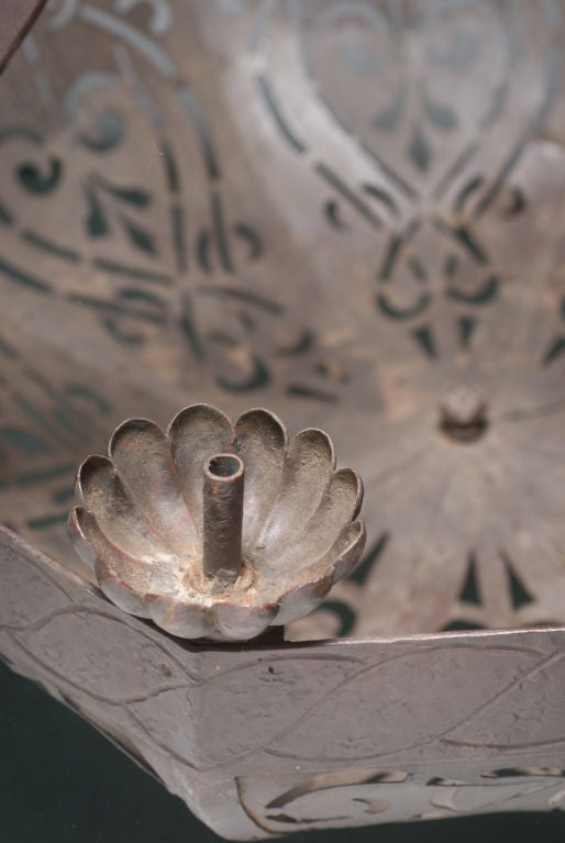 WROUGHT IRON CHANDELIER FROM THE ESTATE OF JOSÉ THENEE 5