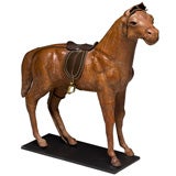 Vintage Leather Horse Crafted by a Gaucho