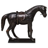 Vintage LEATHER HORSE CRAFTED BY A GAUCHO