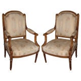 Pair of Arm Chairs/Fauteuils